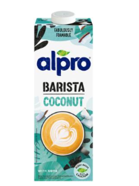 Напиток соевый с кокосом Alpro Barista кокосовый 1л