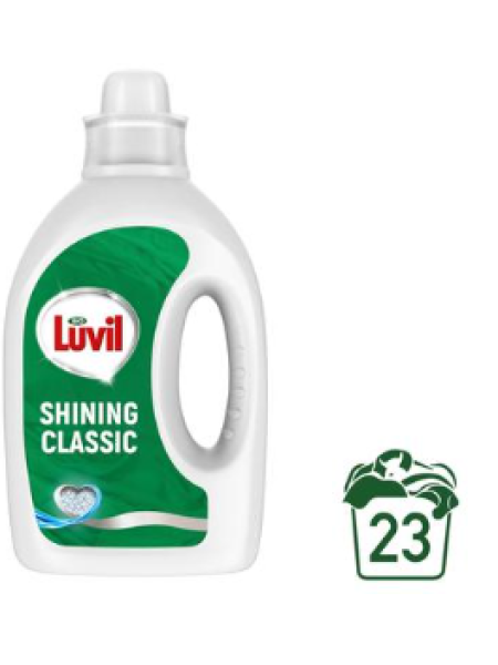 Жидкий стиральный порошок Bio Luvil Classic 920 мл для белого белья