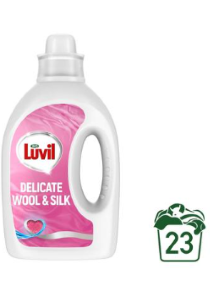 Жидкий стиральный порошок Bio Luvil Pyykinpesuneste Wool & Silk 920мл для деликатных вещей