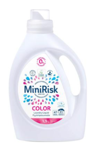 Жидкий стиральный порошок для чувствительной кожи Mini Risk Color 1,9л