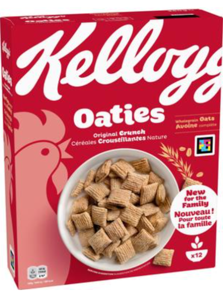 Зерновые подушечки KELLOGG'S Oaties Original Crunch 360 г