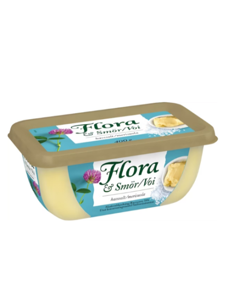Спред с морской солью Flora & Voi Merisuola 400г