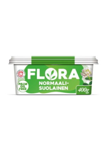 Спред растительный Flora Normaalisuolainen Margariini 60% 400г нормальной соли