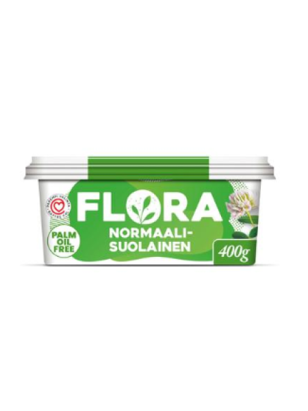 Спред растительный Flora Normaalisuolainen Margariini 60% 400г нормальной соли