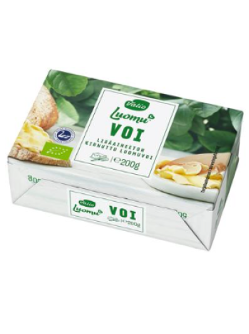 Масло сливочное  органическое Valio Luomu voi 200г