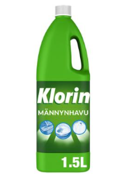 Отбеливатель и дезинфицирующее средство на основе сосновых шишек Klorin Männynhavu 1500 мл