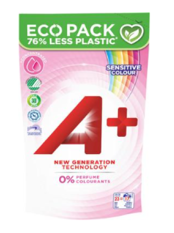 Жидкий стиральный порошок для цветного белья A+ Sensitive Color 920мл