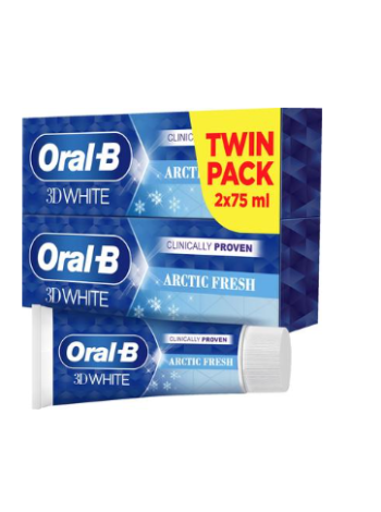 Зубная паста Oral-B Oral-B 3D White Artic Fresh 2x75 мл