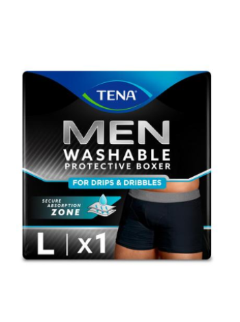 Трусики при недержании мочи Tena Men Washable Protective Boxer 1шт размер L