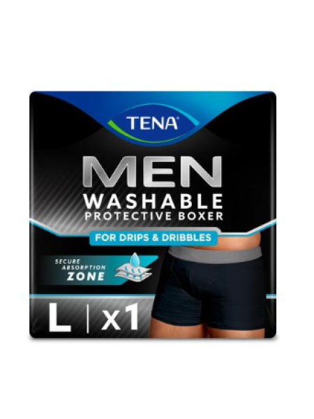 Трусики при недержании мочи Tena Men Washable Protective Boxer 1шт размер L