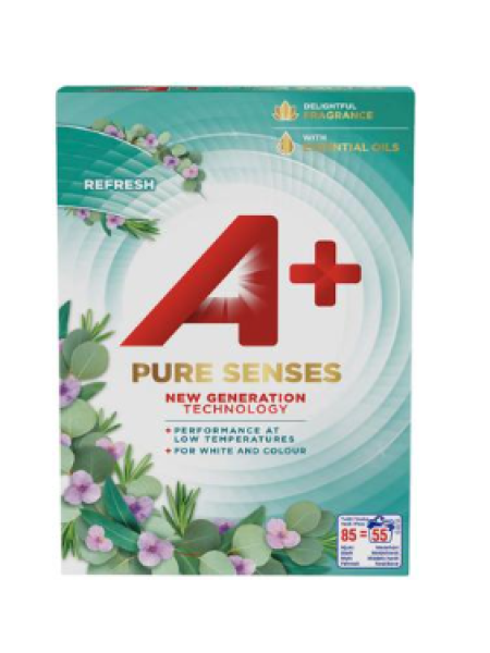 Стиральный порошок A+ Pure Senses Refresh 3,6 кг
