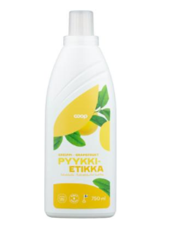 Уксус хозяйственный Coop Pyykkietikka Greippi 1л Грейпфрут