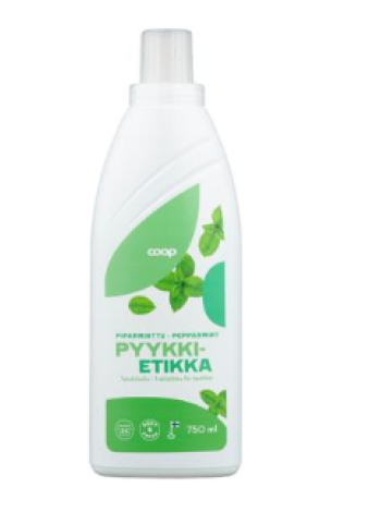 Уксус для стирки Coop Pyykkietikka Piparminttu 1л Мята перечная 