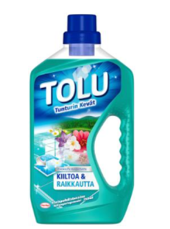 Универсальное чистящее средство для любых поверхностей в доме Tolu Tunturin kevät yleispuhdistusaine 750 мл