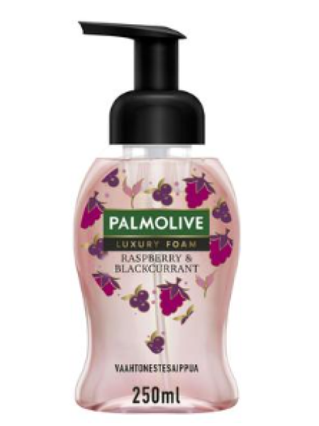 Жидкое мыло-пенка Palmolive Luxury Foam Raspberry & Blackcurrant 250мл малина и черная смородина 