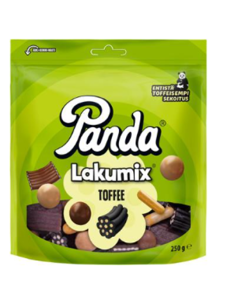 Ассорти лакричных конфет с ириской Panda Lakumix Toffee lagrits 250г