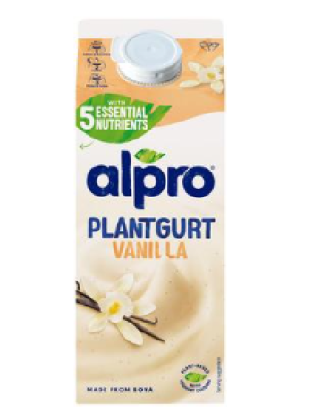 Ферментированный соевый продукт Alpro Plantgurt Vanilja 750г ваниль