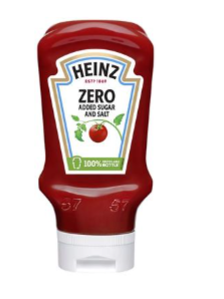Кетчуп Heinz Zero 425г / 400мл без сахара и соли