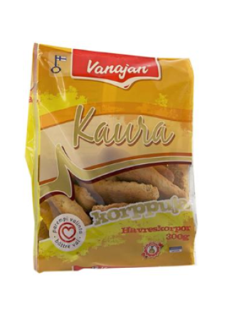 Сухарики с овсяными хлопьями Vanajan Kaurakorppu 300г