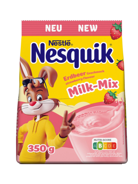 Молочный напиток со вкусом клубники Nestlé Nesquik Milk-Mix 350 г