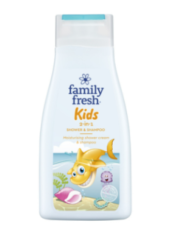 Детский гель для душа + шампунь Family Fresh 500мл 