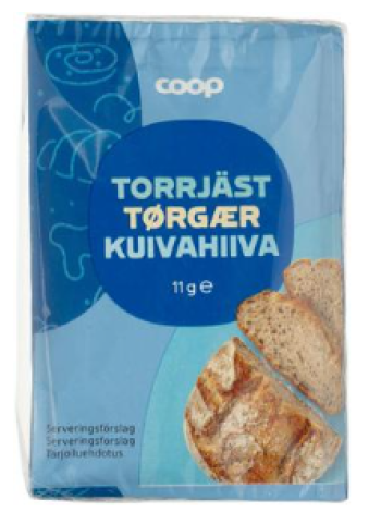 Сухие дрожжи Coop kuivahiiva 6 х 11 г 