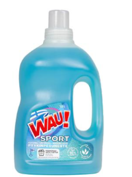Жидкий стиральный порошок WAU! Pyykinpesuneste Sport 1,5 л