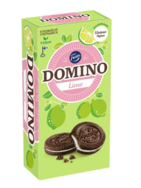 Печенье Fazer Domino с лаймовой начинкой 350 г