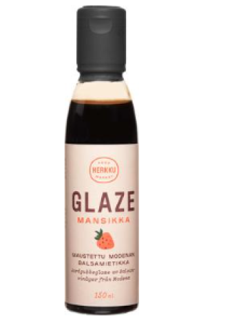 Бальзамический уксус из Модены со вкусом клубники Herkku Glaze 150 мл