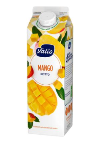 Кисель Valio mangokeitto 1л со вкусом манго