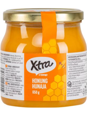 Мёд натуральный Xtra hunaja 650г в стекле