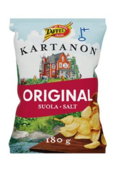 Картофельные чипсы Taffel Kartanon оригинал 180г