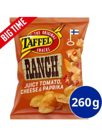 Картофельные чипсы Taffel Ranch maustettu sipsi 260г