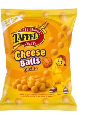 Сырные снеки Taffel Nacho Cheese Balls со вкусом 190г