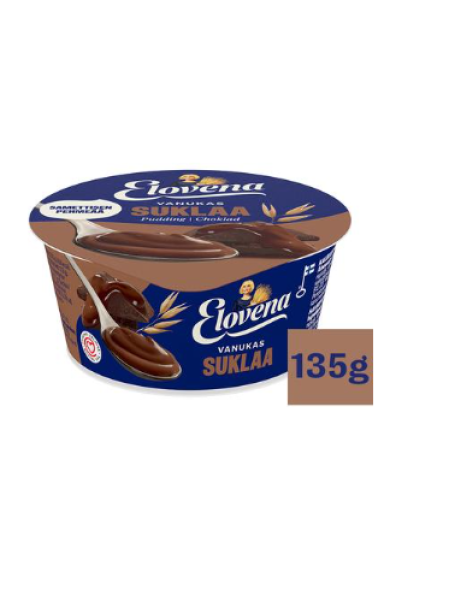 Шоколадный пудинг Elovena suklaa vanukas 135г