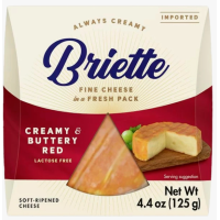 Мягкий сыр Бри Briette Fine Cheese Creamy Buttery Red 125 г сливочно-маслянистый