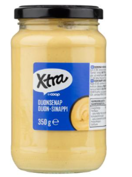 Дижонская горчица Xtra dijon-sinappi 350 г стекло