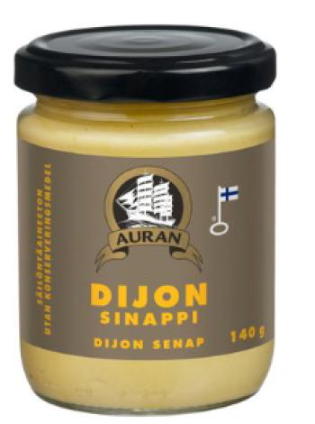Дижонская горчица Auran Dijon Sinappi 140г стекло