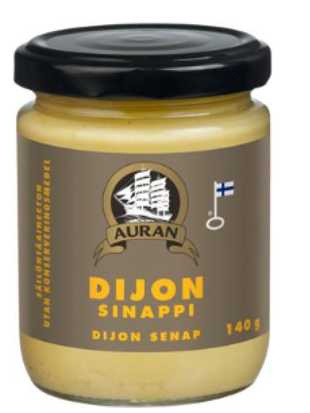 Дижонская горчица Auran Dijon Sinappi 140г стекло