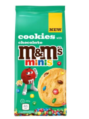 Печенье с шоколадом M&M’s Cookies with chocolate 180г НОВИНКА!!!!!!!!!!!!