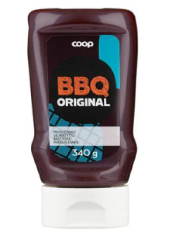 Соус барбекю оригинальный для гриля Coop BBQ sauce original 340г