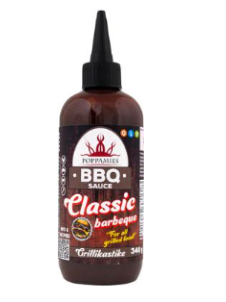Соус для барбекю классический Poppamies BBQ Sauce Classic barbeque grillikastike 340 г