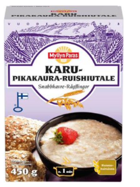Овсяно-ржаные хлопья Myllyn Paras KARU 450г