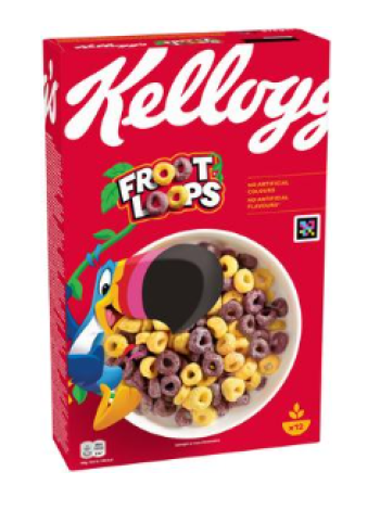 Сухой завтрак Kellogg's Froot Loops 375 г Фруктовые колечки