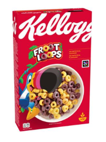 Сухой завтрак Kellogg's Froot Loops 375 г Фруктовые колечки