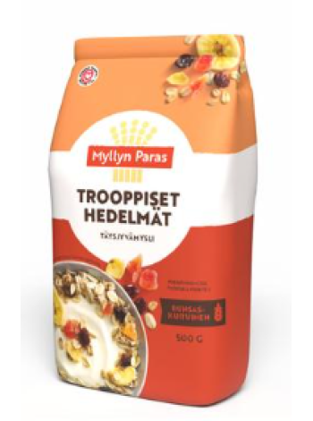 Мюсли Myllin Paras Tropiska Frukter кукурузные 500г