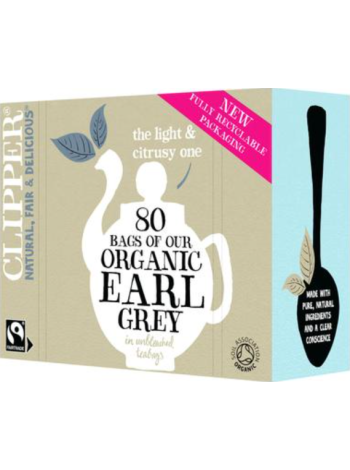 Черный чай Clipper Organic Earl Grey 80 шт