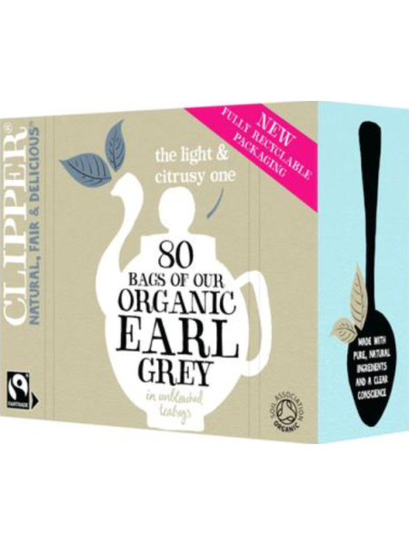 Черный чай Clipper Organic Earl Grey 80 шт