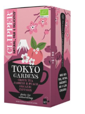 Чай в пакетиках Clipper Organic Tokyo Gardens Brew 20 штук