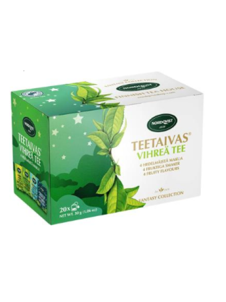 Ассорти зеленого чая Nordqvist Teetaivas Vihreä 20x1,5г